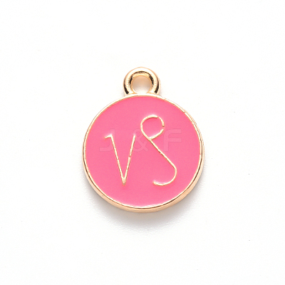 Alloy Enamel Pendants X-ENAM-S124-01A-03E-1