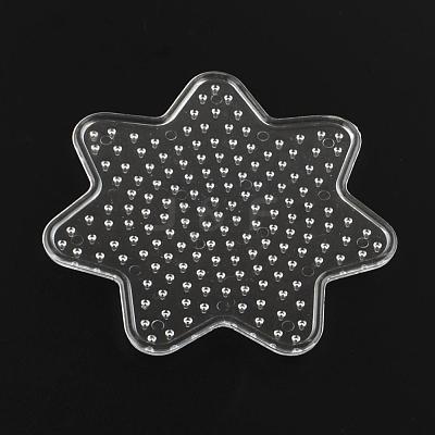 Flower ABC Plastic Pegboards used for 5x5mm DIY Fuse Beads DIY-Q009-16-1