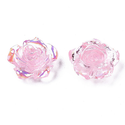 Transparent Resin Cabochons CRES-N030-001B-04-1