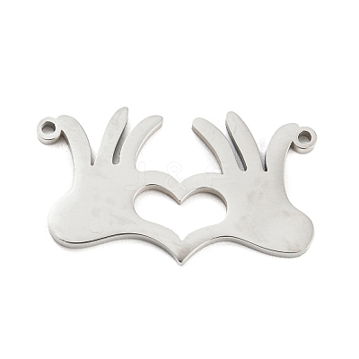Non-Tarnish 304 Stainless Steel Pendants STAS-Q255-07P-1