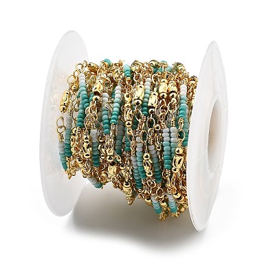 Brass Ball Chains KK-D368-02G-A-1