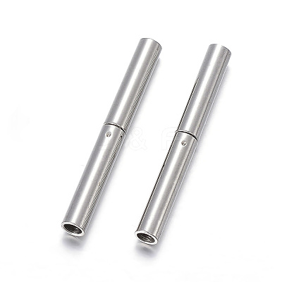 Non-Tarnish 304 Stainless Steel Bayonet Clasps LS-X-STAS-F108-12P-1.7mm-1