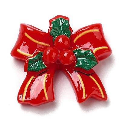 Christmas Theme Opaque Resin Cabochons CRES-M022-02B-1