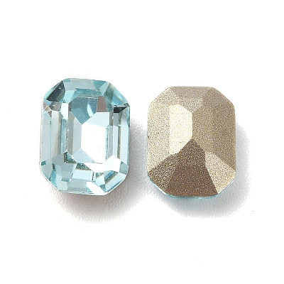 Faceted K9 Glass Rhinestone Cabochons GGLA-R042-02A-1