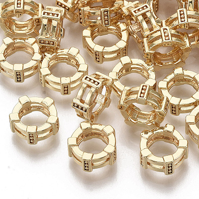 Brass European Beads LS-KK-S354-206A-NF-1