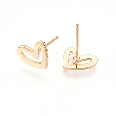 Brass Stud Earrings LS-KK-S348-123-1