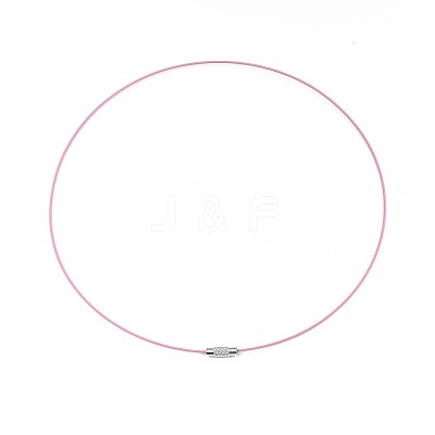 Stainless Steel Wire Necklace Cord DIY Jewelry Making X-TWIR-R003-03-1