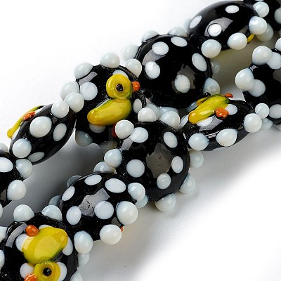 Handmade Lampwork Beads X1-LAMP-J092-01A-1