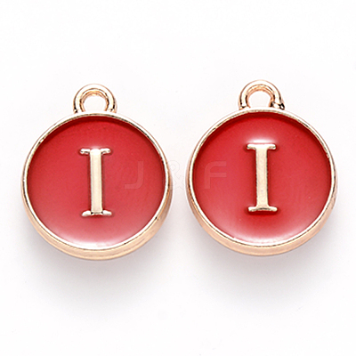 Golden Plated Enamel Alloy Charms ENAM-SZ0001-26C-I-1