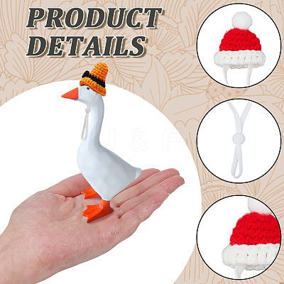 8Pcs 8 Styles Polyester Doll Hat DIY-SC0033-54C-1