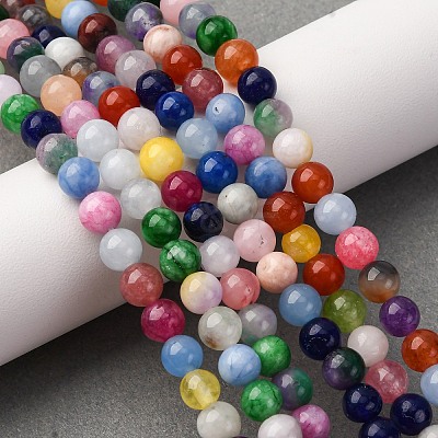 Natural White Jade Beads G-G766-A-05-1