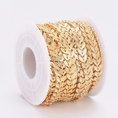 Brass Handmade Cobs Chains CHC-G006-13G-1