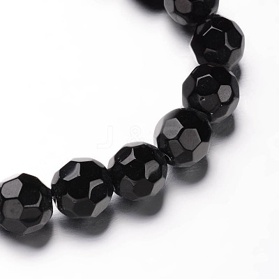 Faceted(32 Facets) Round Glass Bead Strands X-GLAA-M031-02-6mm-1