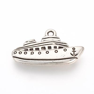 Tibetan Style Alloy Pendants TIBEP-Q076-027AS-RS-1