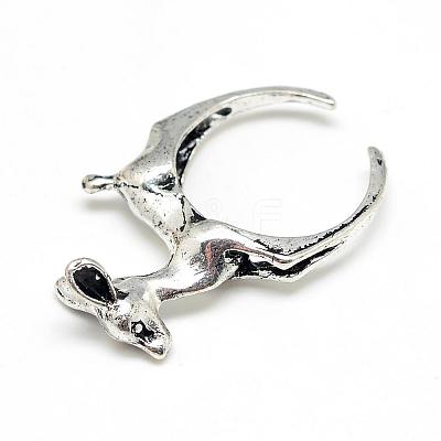 Adjustable Alloy Cuff Finger Rings RJEW-S038-073-1