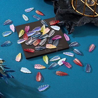 180Pcs 9 Style Electroplate Glass Pendant EGLA-TA0001-16-1