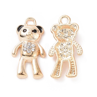 Alloy Enamel Pendants ENAM-G213-11KCG-1
