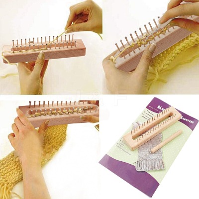 Wooden Knitting Tools Set TOOL-WH0018-22-1