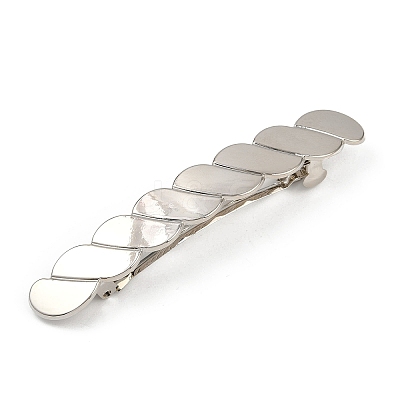 Twist Alloy with Iron Clip Hair Barrettes PHAR-G014-04P-1
