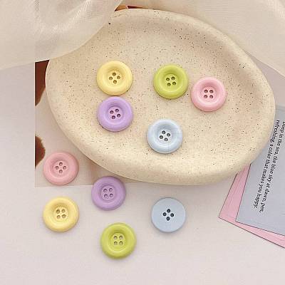 Opaque Acrylic Buttons OACR-N163-30-1