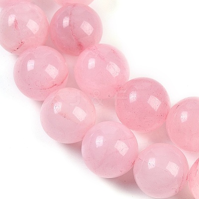 Natural Rose Quartz Beads Strands G-F591-04-14MM-1