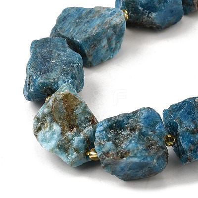 Raw Rough Natural Apatite Beads Strands G-Z087-B12-1