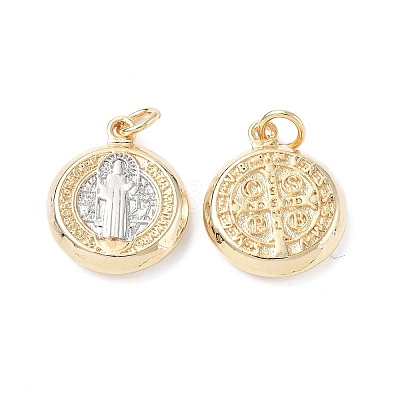 Brass Pendants X-KK-F845-21G-1