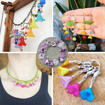 360Pcs 9 Styles Transparent Acrylic Beads MACR-TA0002-73-1