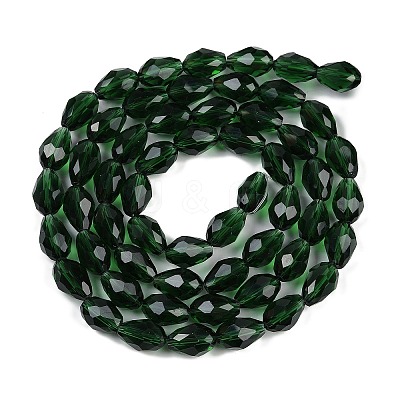 Transparent Glass Beads Strands LS-EGLA-N013-T8mm-D15-1