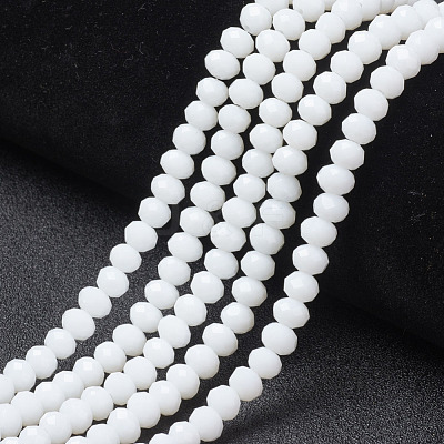 Opaque Solid Color Glass Beads Strands EGLA-A034-P3mm-D01-1