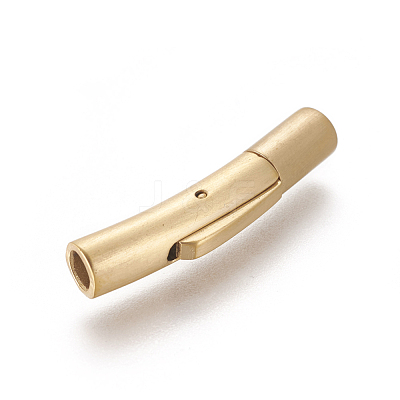304 Stainless Steel Bayonet Clasps STAS-I013-3mm-MG-1