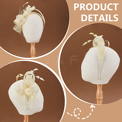 Polyester Hair Bands OHAR-WH0001-21A-1