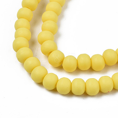 Handmade Polymer Clay Beads Strands X-CLAY-N008-053-01-1