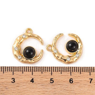 Alloy Crystal Rhinestone Pendants ALRI-M021-08C-1