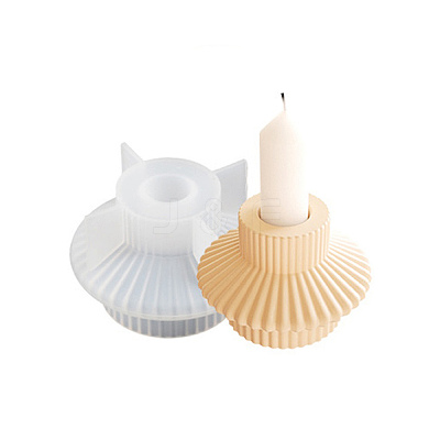 DIY Silicone Candle Holder Molds DIY-K073-29A-1