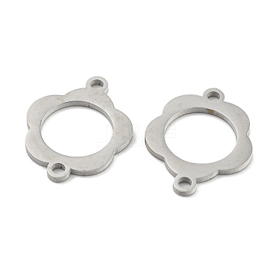 Non-Tarnish 304 Stainless Steel Connector Charms STAS-P344-08P-1