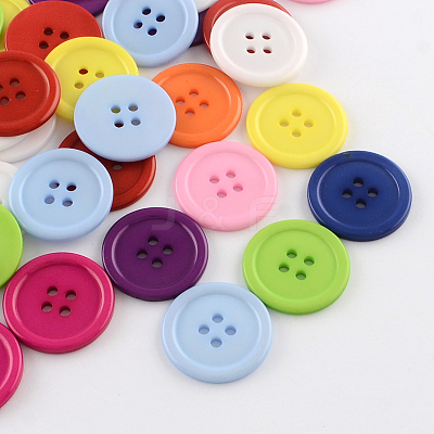 4-Hole Plastic Buttons BUTT-R034-057-1