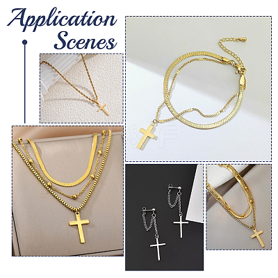 50Pcs 304 Stainless Steel Pendants STAS-UN0063-62-1