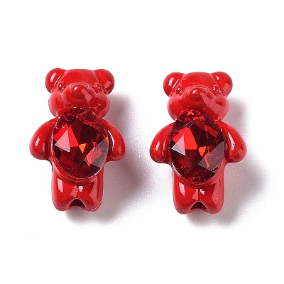 Spray Painted Alloy Bead PALLOY-H134-60-1