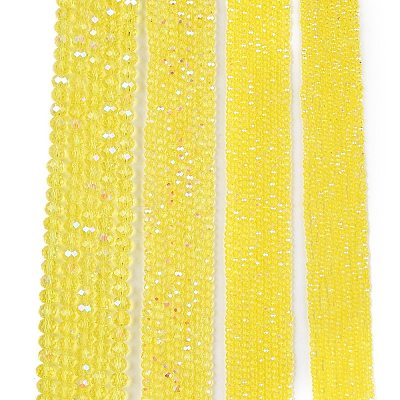 Electroplate Glass Beads Strands EGLA-A044-T4mm-L29-1
