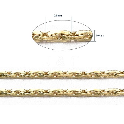 Brass Boston Link Chains X-CHC002Y-G-1