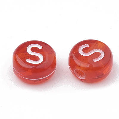 Transparent Acrylic Beads X-TACR-N002-04-1