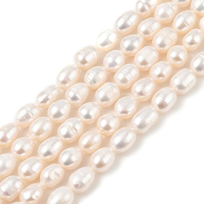 Natural Cultured Freshwater Pearl Beads Strands PEAR-I007-01B-05B-1