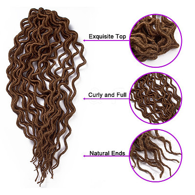 Dreadlocks Braiding Hair for Women OHAR-G005-18C-1
