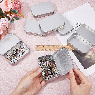 Tinplate Storage Box CON-WH0088-66-1