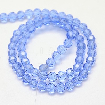 Glass Beads Strands X-EGLA-J042-6mm-05-1