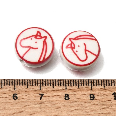 Handmade Porcelain Beads PORC-K013-02B-1