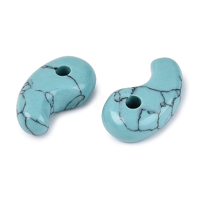 Synthetic Turquoise Pendants G-S294-07B-18-1