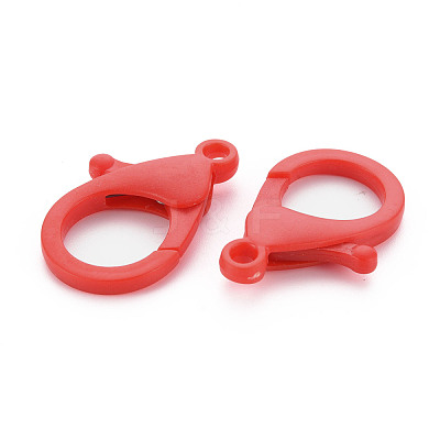 Plastic Lobster Claw Clasps X-KY-ZX002-16-B-1