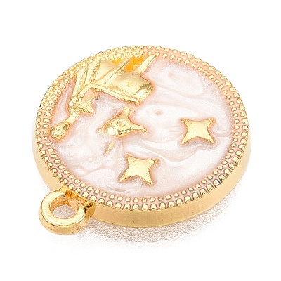 Alloy Enamel Pendants X1-ENAM-T021-03K-1